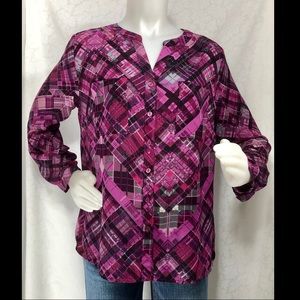 Notations Button Down Top 😍